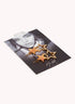 Marbelized Sparkle Star Duo Clip - Colors: Pink Irridescent Sparkle